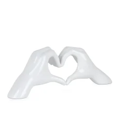 Sacred Love 15cm White Resin Indoor Sculpture