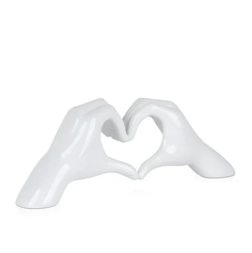 Sacred Love 15cm White Resin Indoor Sculpture