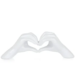 Sacred Love 15cm White Resin Indoor Sculpture