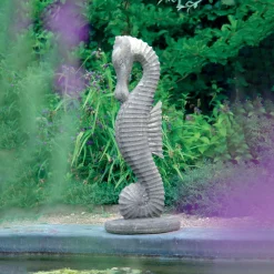 Seahorse 55cm Stone Garden Ornament