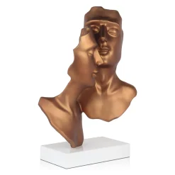 Secret Lovers 57cm Bronze Resin Indoor Sculpture