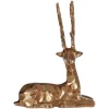 Serene Stag 38cm Bronze Metal Indoor Statue