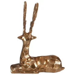 Serene Stag 38cm Bronze Metal Indoor Statue