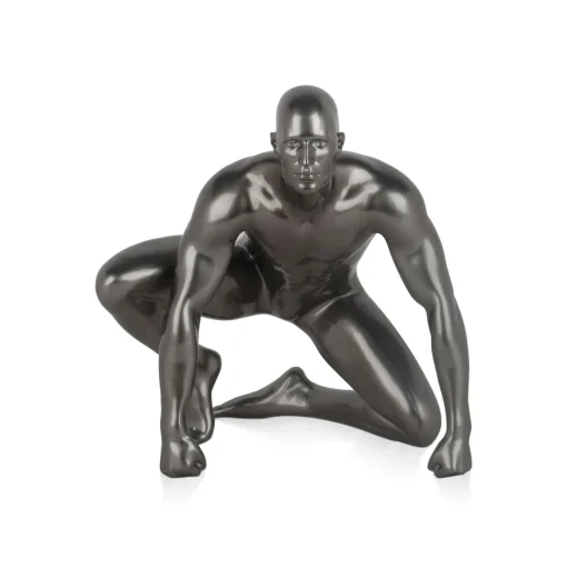 Shadow Protector 24cm Anthracite Resin Indoor Sculpture