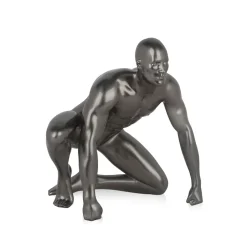 Shadow Protector 24cm Anthracite Resin Indoor Sculpture