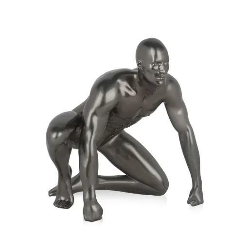 Shadow Protector 24cm Anthracite Resin Indoor Sculpture