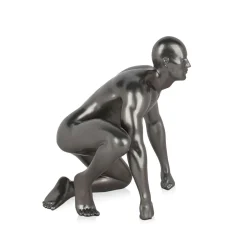Shadow Protector 24cm Anthracite Resin Indoor Sculpture