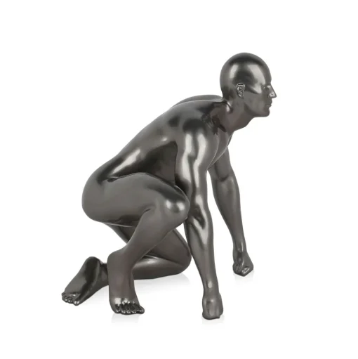 Shadow Protector 24cm Anthracite Resin Indoor Sculpture