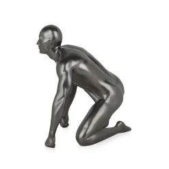 Shadow Protector 24cm Anthracite Resin Indoor Sculpture