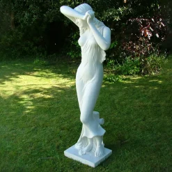 Shy Maiden 155cm Marble Resin Garden Statue