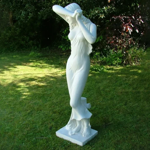 Shy Maiden 155cm Marble Resin Garden Statue