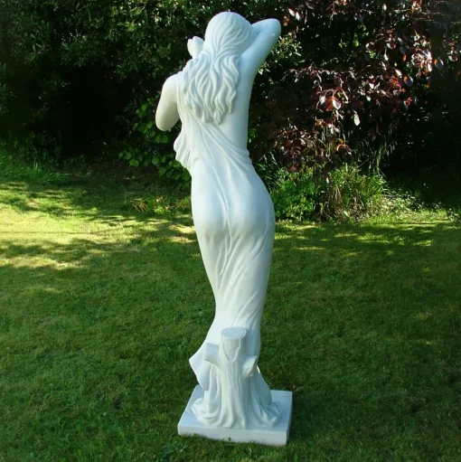 Shy Maiden 155cm Marble Resin Garden Statue