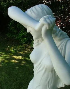 Shy Maiden 155cm Marble Resin Garden Statue