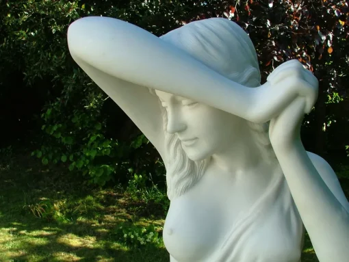 Shy Maiden 155cm Marble Resin Garden Statue