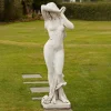 Shy Maiden 114cm Stone Garden Statue