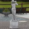 Shy Maiden on Pedestal 150cm Stone Garden Statue