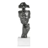 Silent Warrior 48cm Anthracite Resin Indoor Sculpture