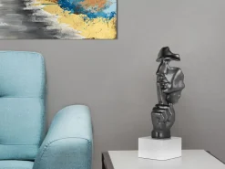 Silent Warrior 48cm Anthracite Resin Indoor Sculpture