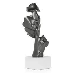 Silent Warrior 48cm Anthracite Resin Indoor Sculpture