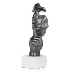 Silent Warrior 48cm Anthracite Resin Indoor Sculpture
