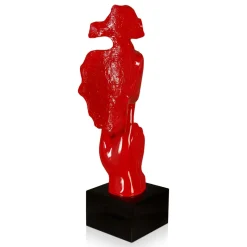 Silent Warrior 48cm Red Resin Indoor Sculpture