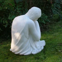 Sleeping Buddha 60cm Marble Resin Garden Ornament