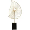 Solar Interlace 70cm Gold Metal Indoor Sculpture