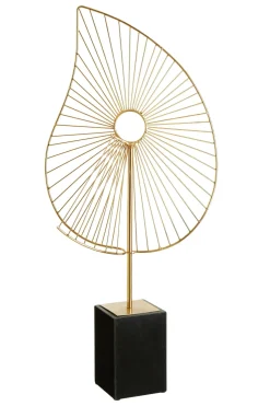 Solar Interlace 70cm Gold Metal Indoor Sculpture