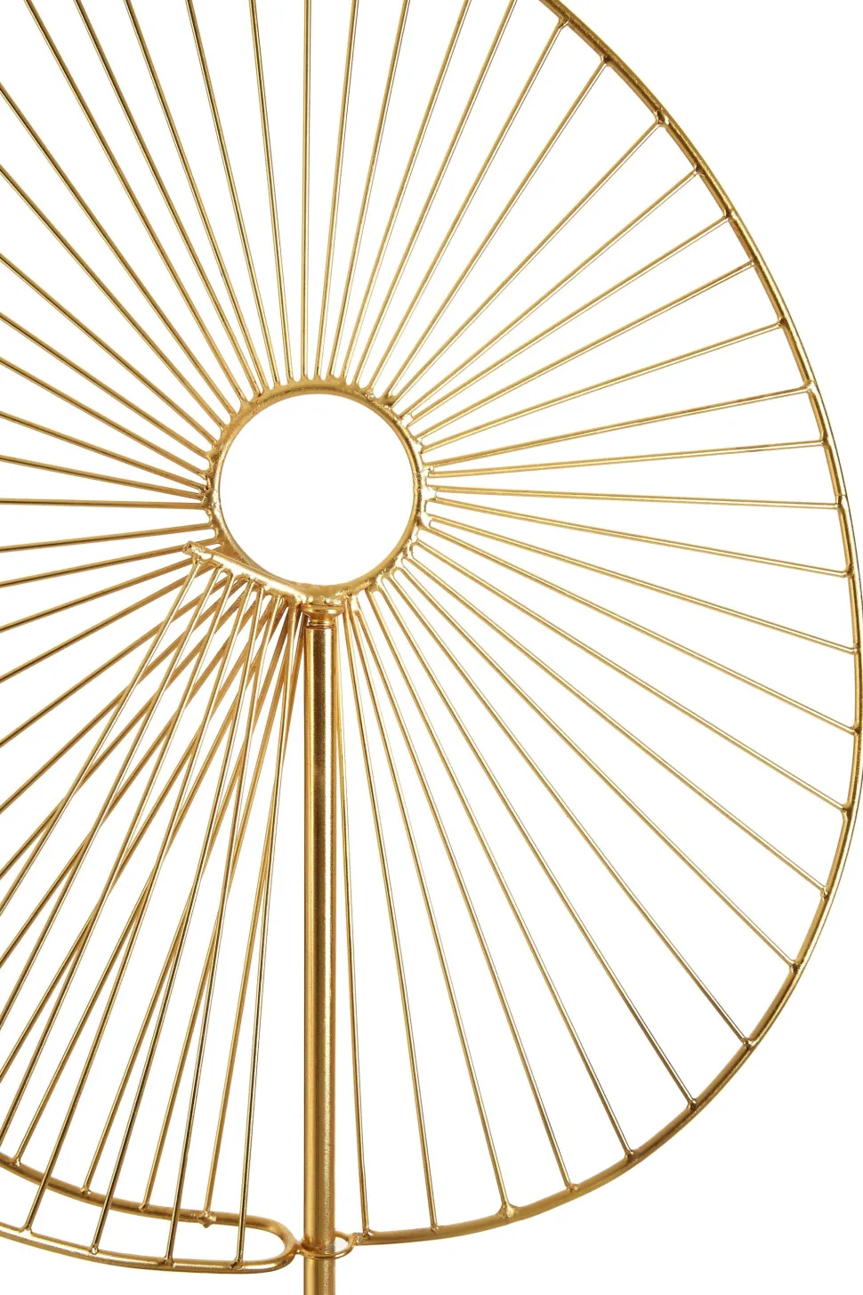 Solar Interlace 70cm Gold Metal Indoor Sculpture