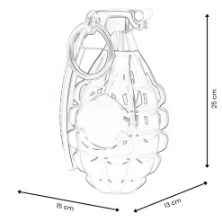 Sonic Grenade 25cm Black Resin Indoor Sculpture