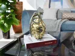 Sonic Grenade 25cm Gold Resin Indoor Sculpture