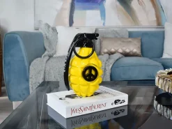 Sonic Grenade 25cm Yellow Resin Indoor Sculpture