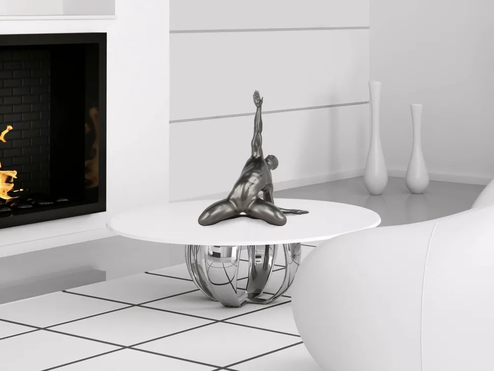 Soul Ascension 41cm Anthracite Resin Indoor Sculpture