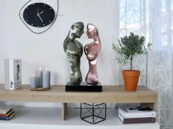 Soul Reflection 60cm Anthracite Resin Indoor Sculpture
