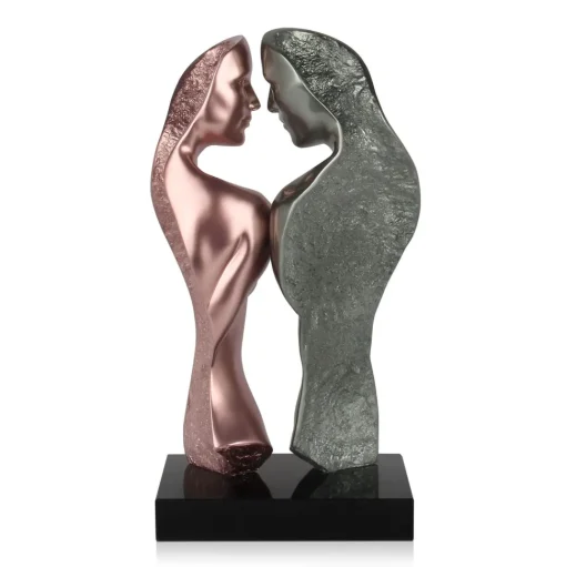 Soul Reflection 60cm Anthracite Resin Indoor Sculpture