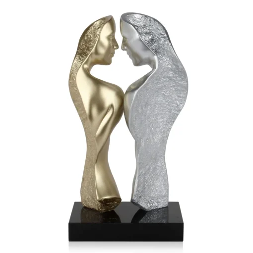 Soul Reflection 60cm Silver Resin Indoor Sculpture