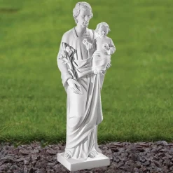 St. Joseph 60cm Marble Resin Garden Statue