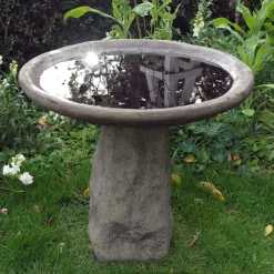 Staddle Design Stone Garden Birdbath