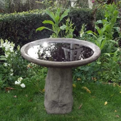 Staddle Design Stone Garden Birdbath