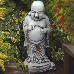 Standing Stone Buddha Garden Ornament