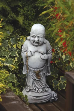 Standing Stone Buddha Garden Ornament