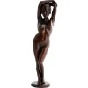 Standing Woman Bronze Indoor Sculpture