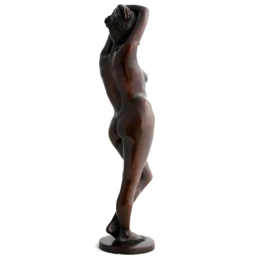 Standing Woman Bronze Indoor Sculpture