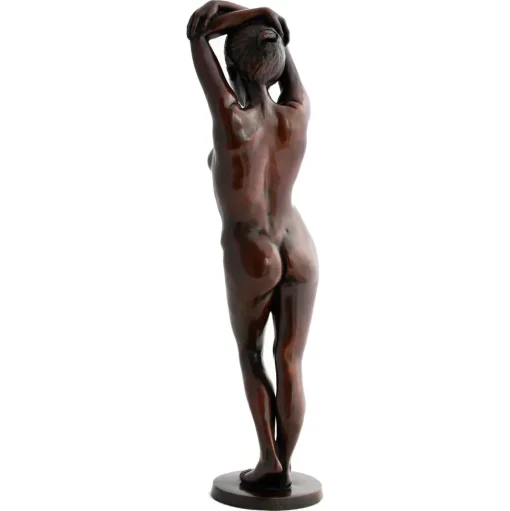Standing Woman Bronze Indoor Sculpture