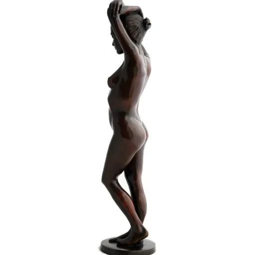 Standing Woman Bronze Indoor Sculpture