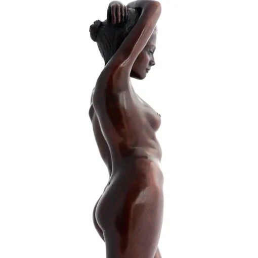 Standing Woman Bronze Indoor Sculpture