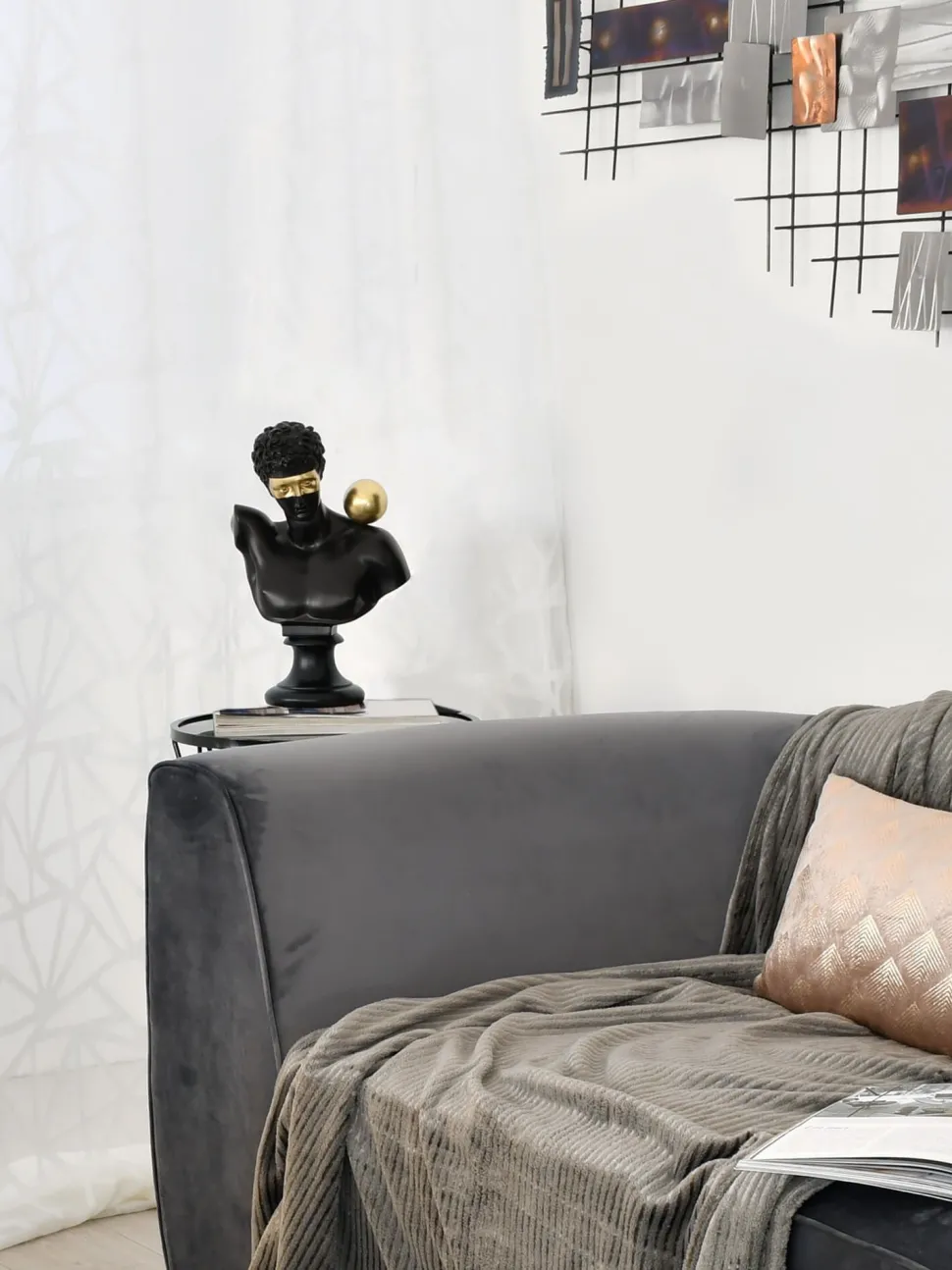 Stealth Titan 35cm Black Resin Indoor Sculpture