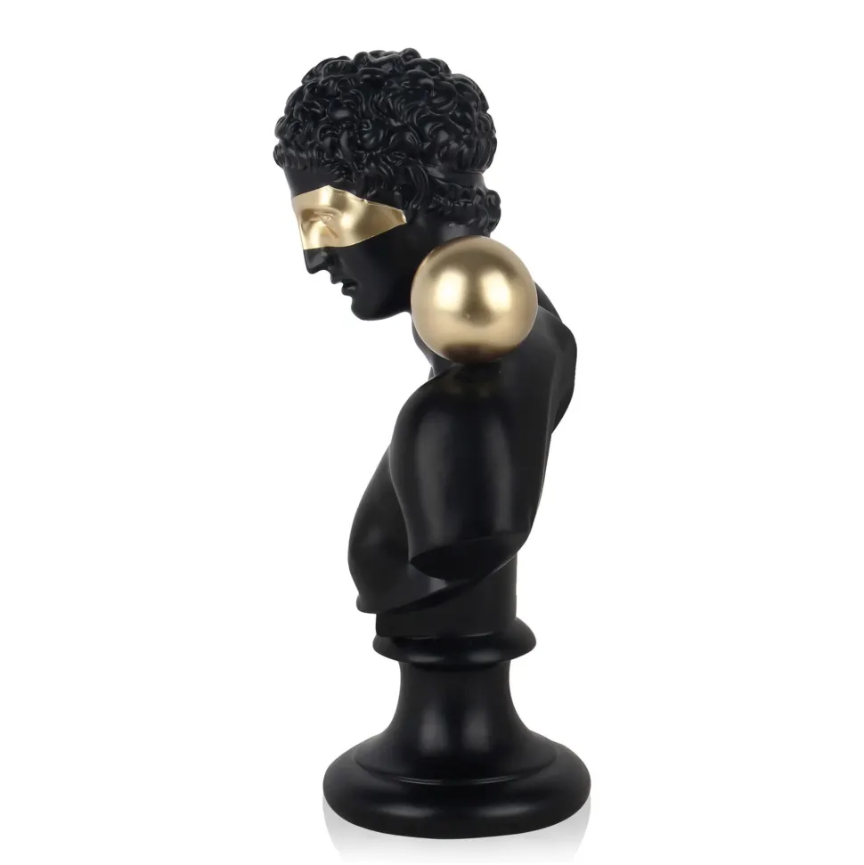 Stealth Titan 35cm Black Resin Indoor Sculpture