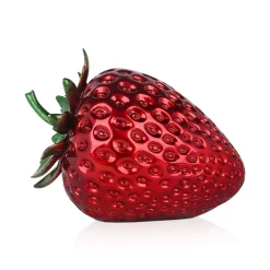 Strawberry Pop 31cm Red Resin Indoor Sculpture