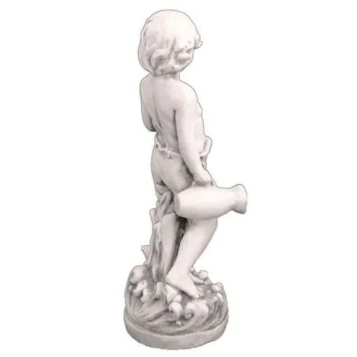 Summer Love Boy & Girl Stone Resin Garden Statues